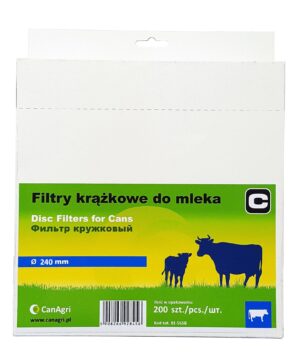 Filtr krążkowy do mleka, śr.240mm 200szt.