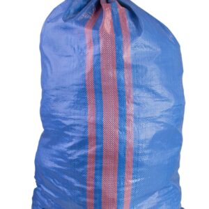 Worek polipropylenowy 65x105 cm, niebieski, 50 kg