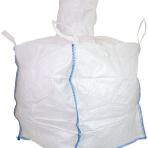 Worek BIG BAG 90x90x90, z lejem wsypowym i wysypowym, biały, 500 kg