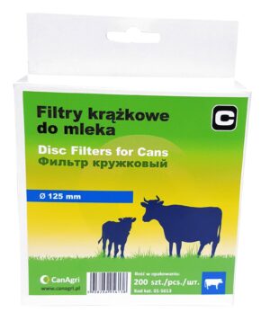 Filtr krążkowy do mleka 125mm