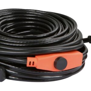 Kabel grzewczy do rur z termostatem, 2 m, 32 W, Kerbl