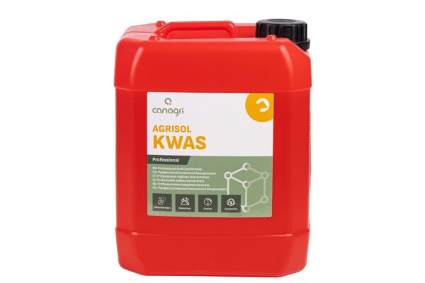 Kwaśny preparat myjący Agrisol Kwas 2.0, 10 kg, Can Agri