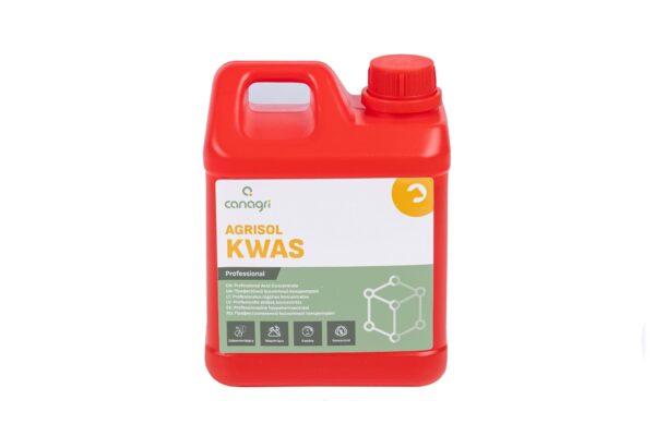 Kwaśny preparat myjący Agrisol Kwas 2.0, 2 kg, Can Agri
