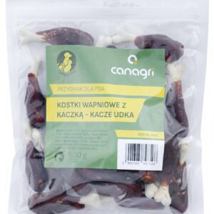 Przysmak dla psa, kostki wapniowe z kaczką, 500 g, Can Agri