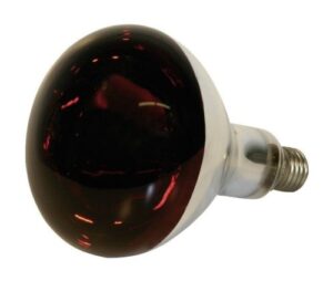 Promiennik podczerwieni, żarówka 150 - 250 W, szkło hartowane, biała/czerwona, Kerbl