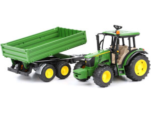 Ciągnik John Deere 5115M z przyczepą