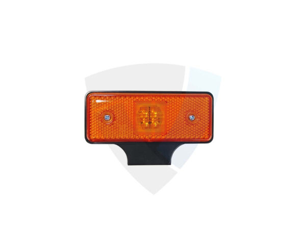 Lampa obrysowa boczna 2 LED pomarańczowa, 12-24 V