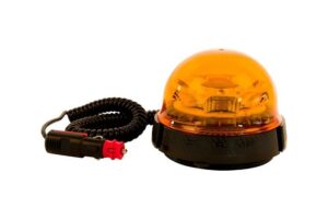 Lampa Błyskowa Led, 9w 12/24v Na Magnes Z Wtyczką