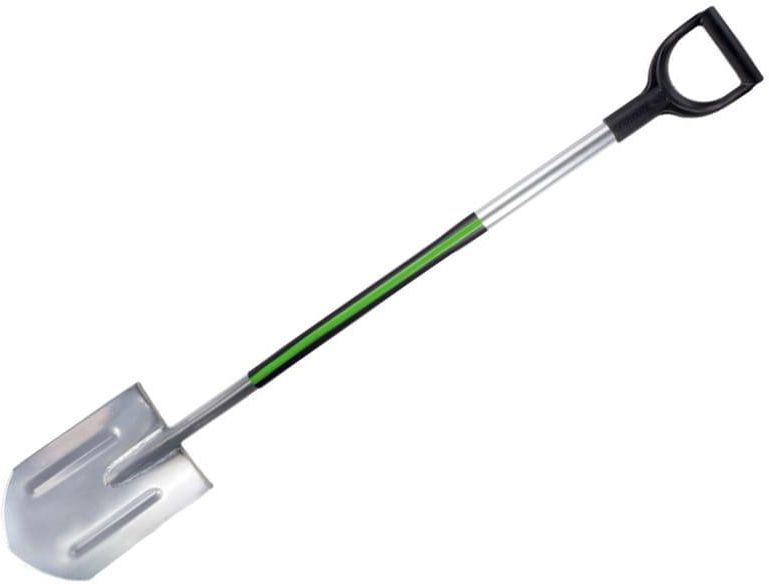 Szpadel ostry hartowany, trzonek metalowy