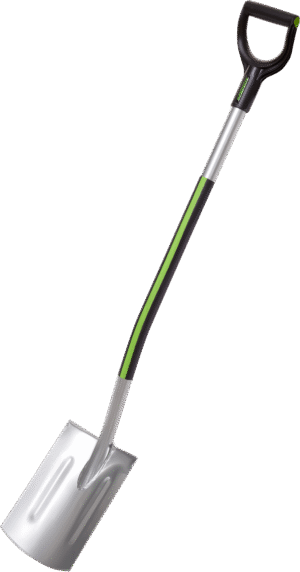 Szpadel prosty hartowany, trzonek metalowy